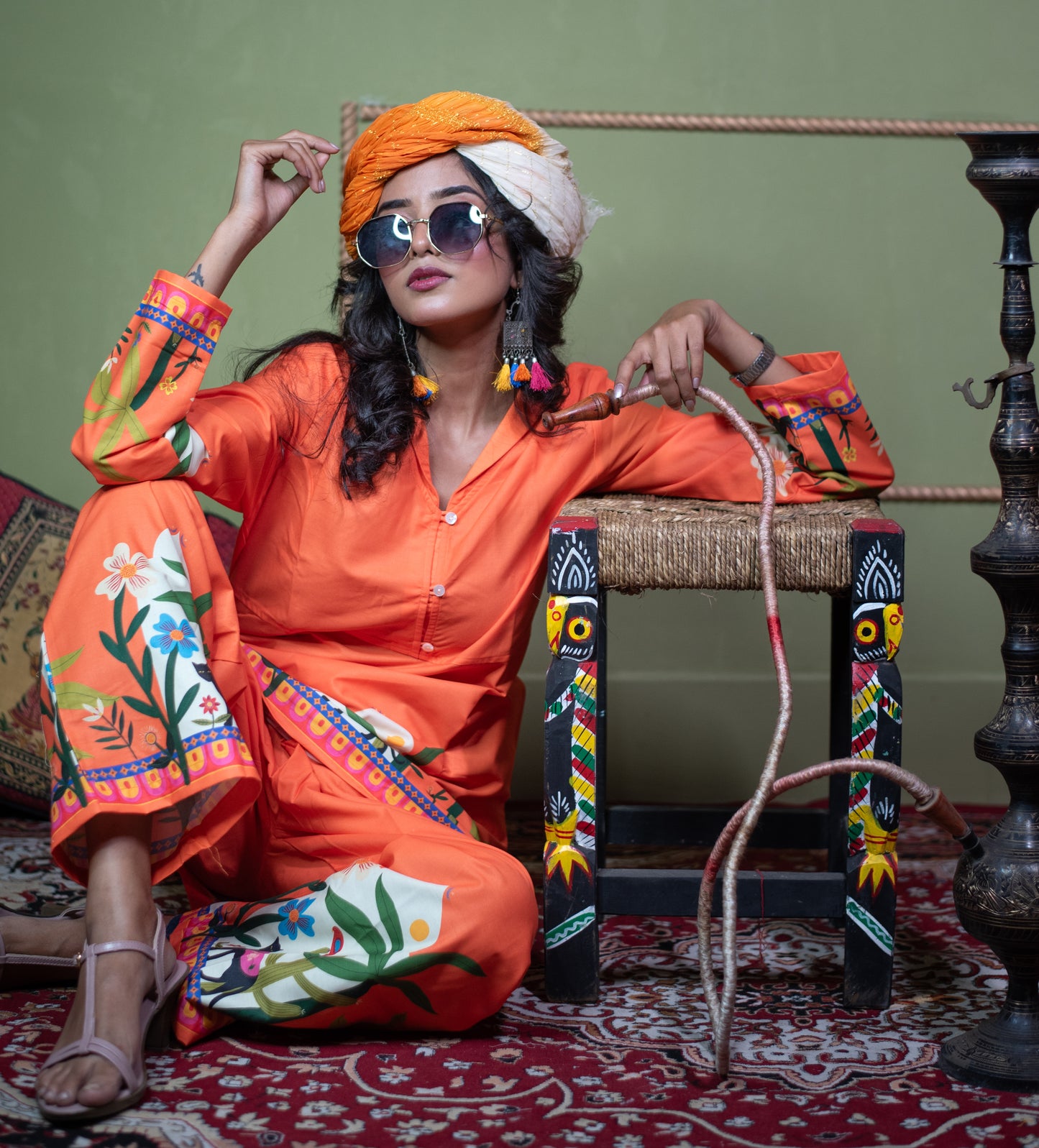 Tuku Desert Bloom – Pure Cotton Modal Co-Ord Set