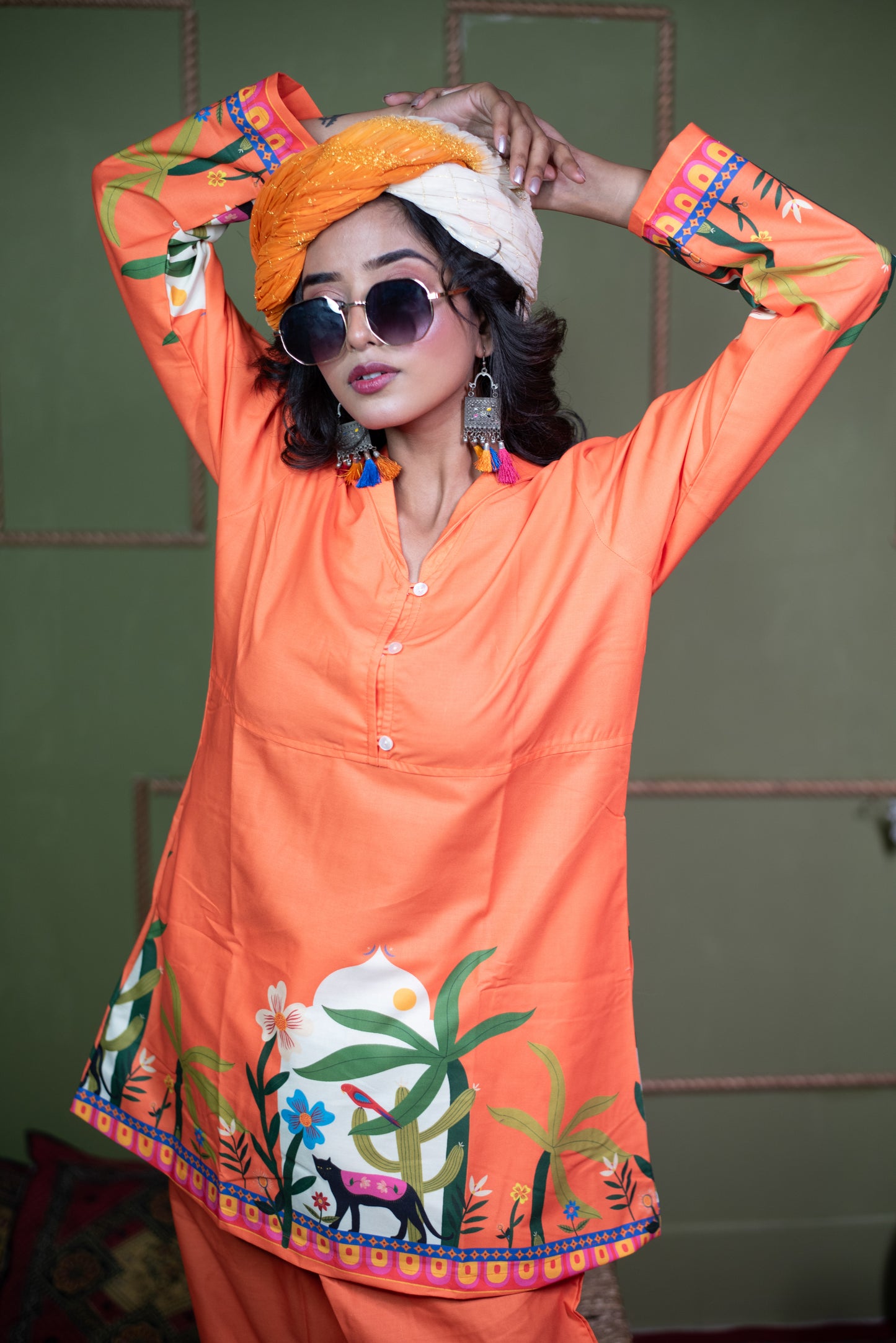 Tuku Desert Bloom – Pure Cotton Modal Co-Ord Set