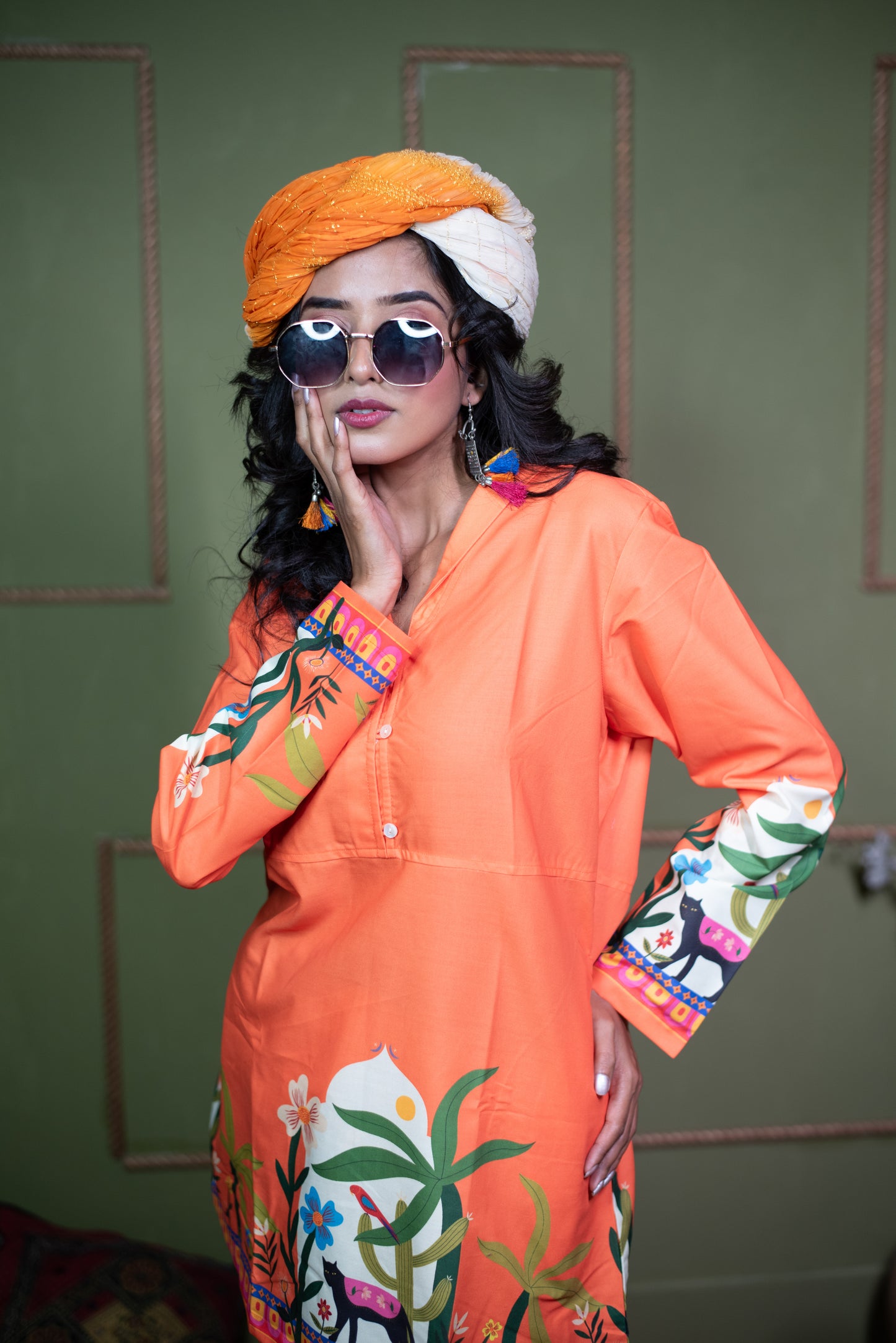 Tuku Desert Bloom – Pure Cotton Modal Co-Ord Set