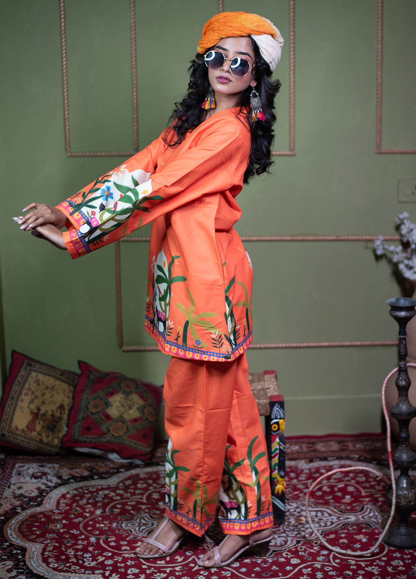 Tuku Desert Bloom – Pure Cotton Modal Co-Ord Set