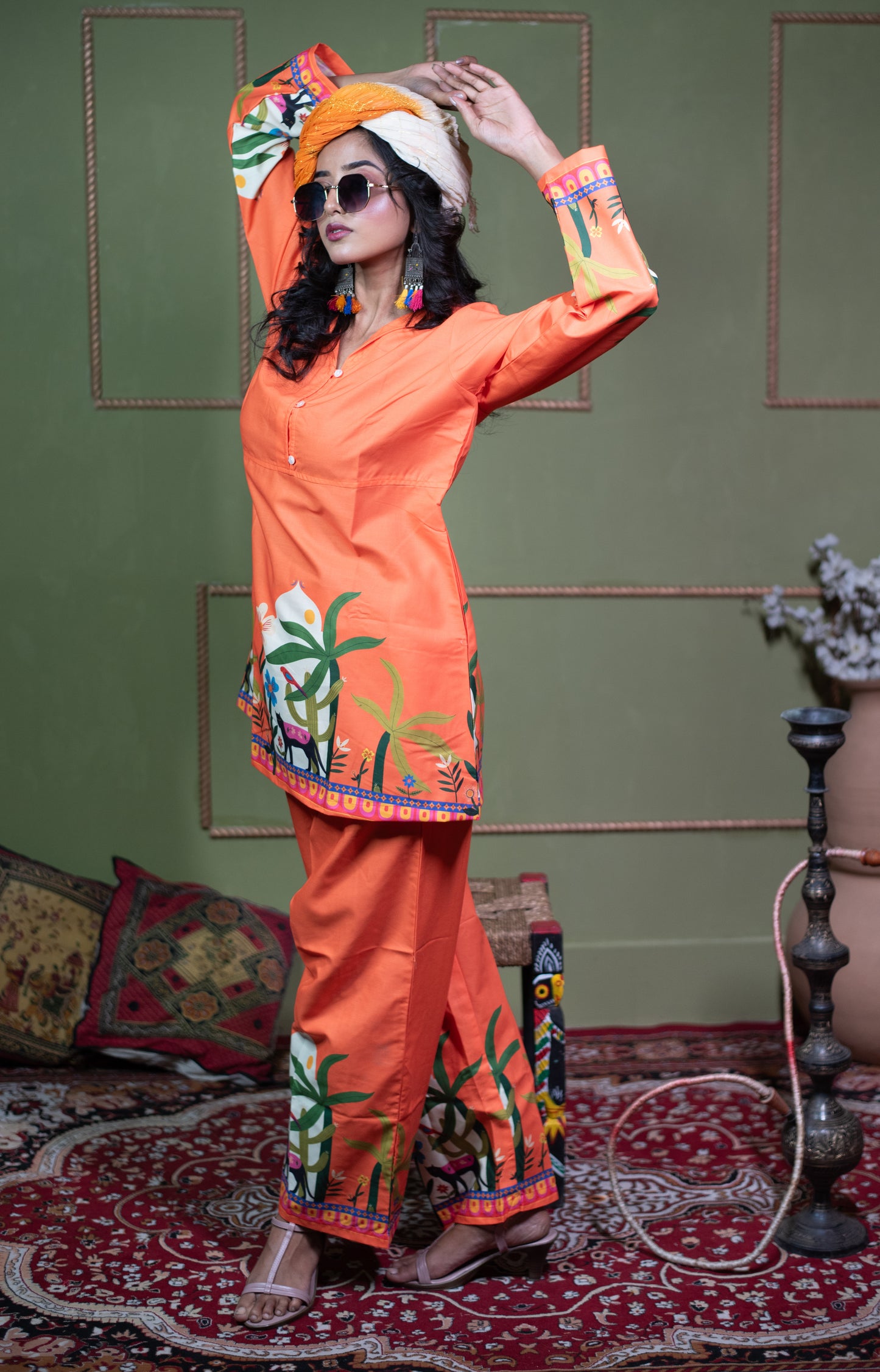 Tuku Desert Bloom – Pure Cotton Modal Co-Ord Set