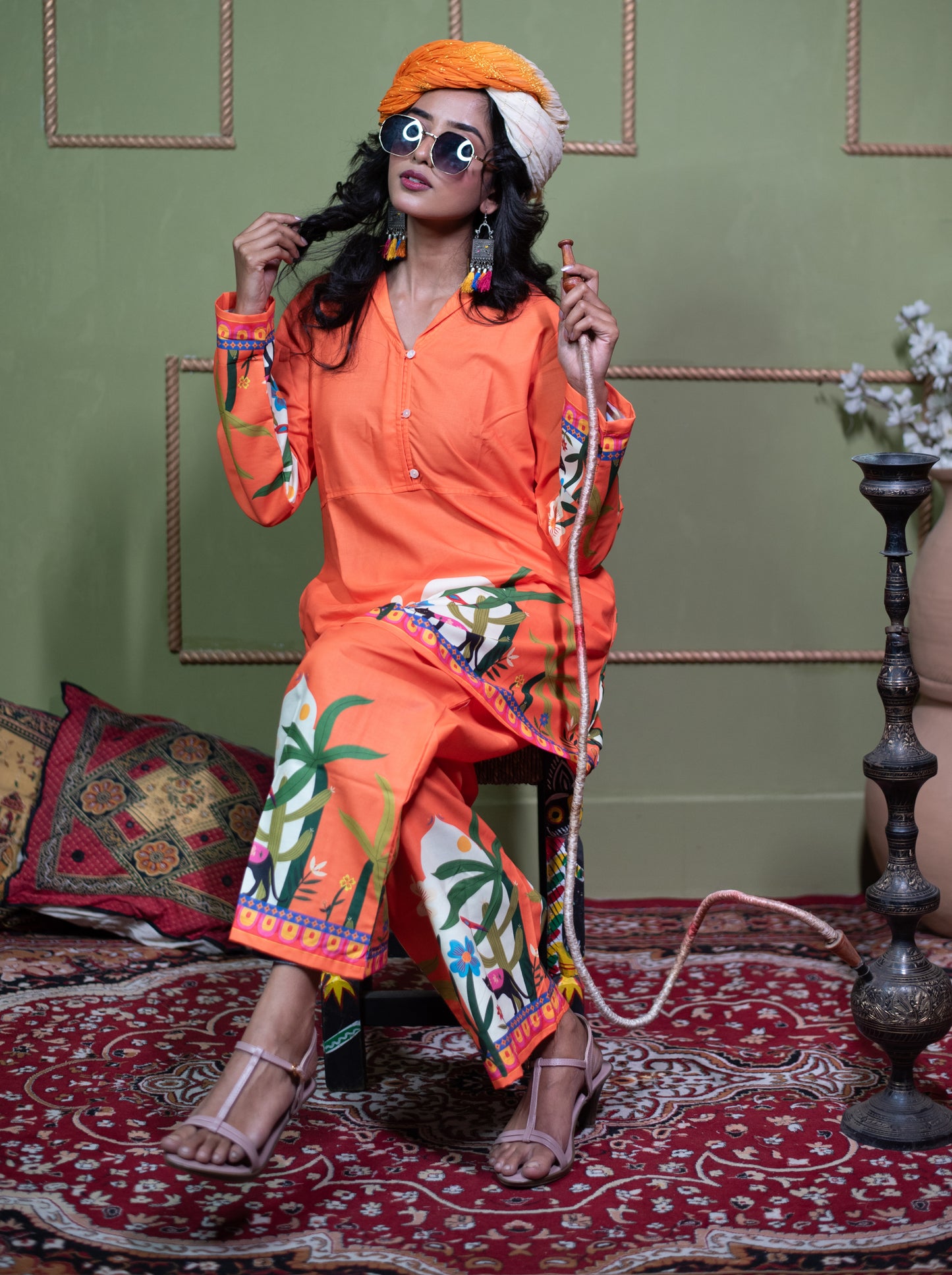 Tuku Desert Bloom – Pure Cotton Modal Co-Ord Set