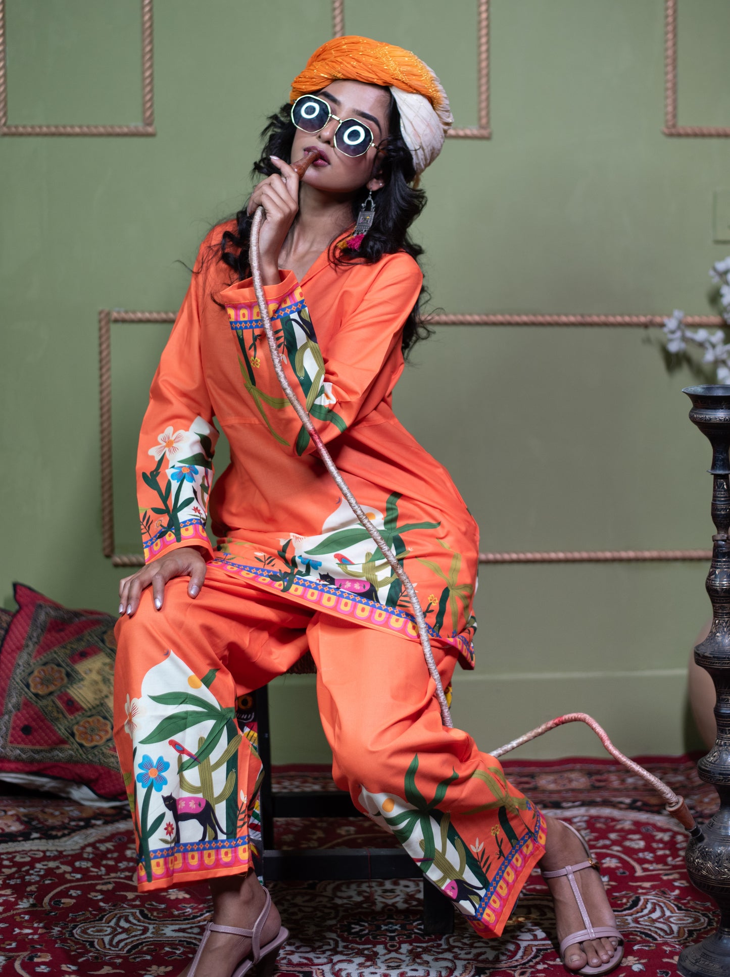 Tuku Desert Bloom – Pure Cotton Modal Co-Ord Set