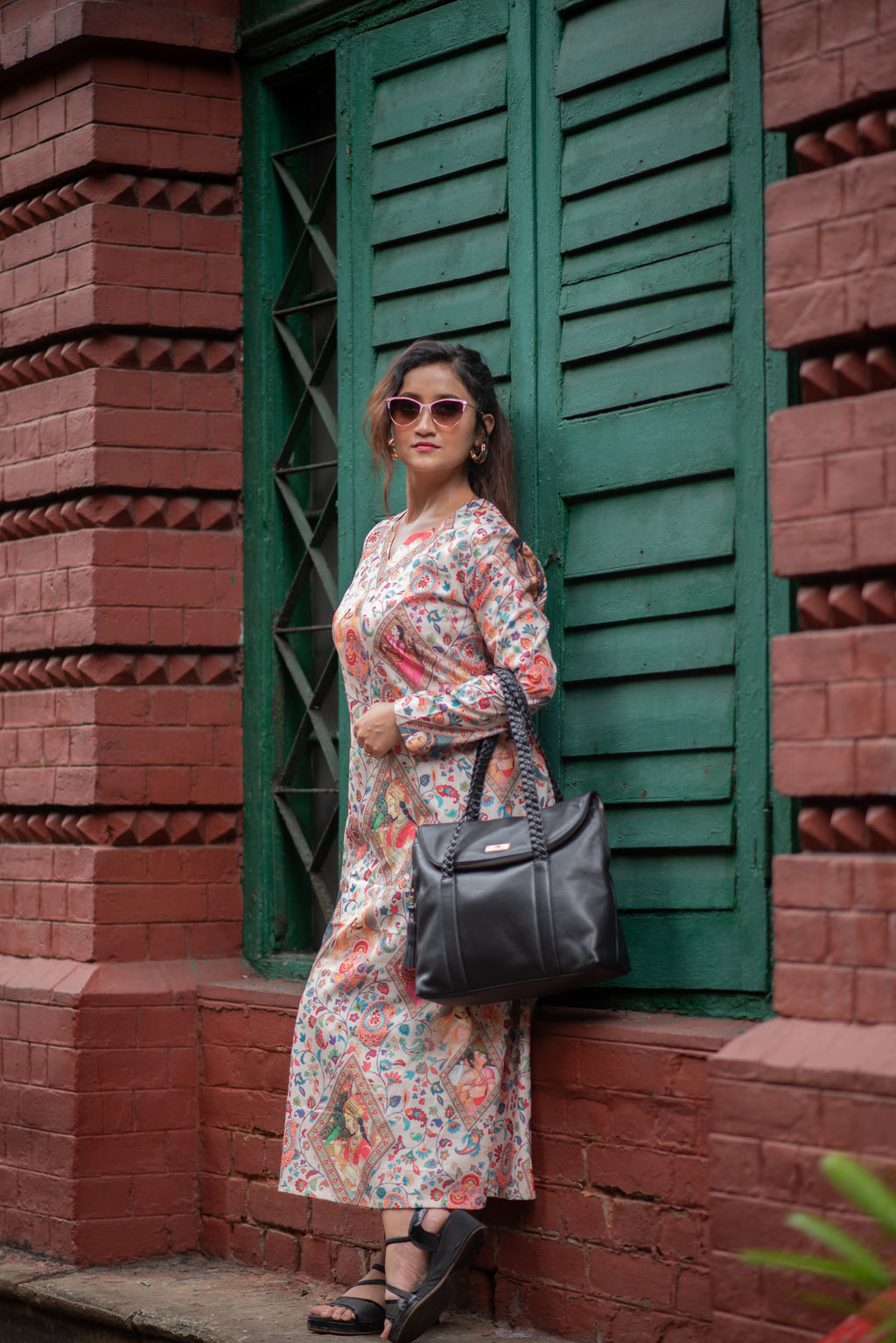 Laksmi Chitrakatha – Pure Cotton Storytelling A-Line Kurti
