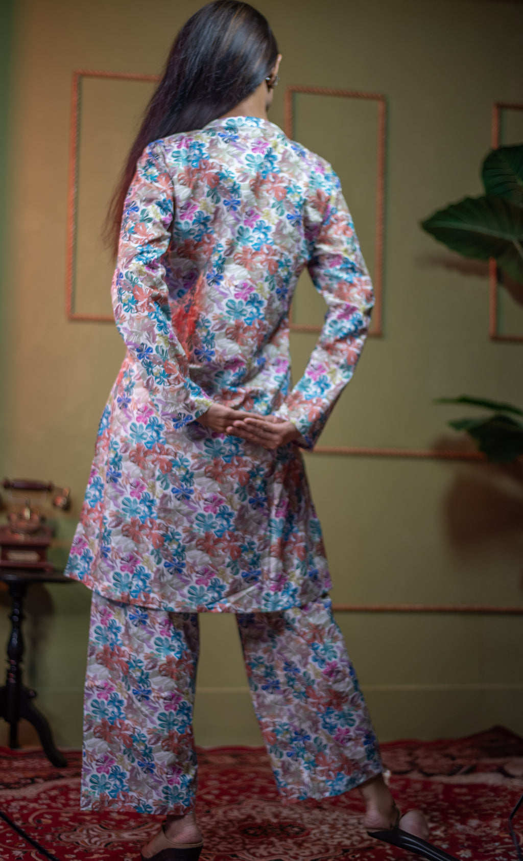 Kusum Pastel Meadow – Pure Cotton Modal Co-Ord Set