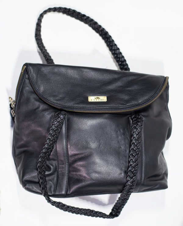 The Obsidian Braided Fold-Over